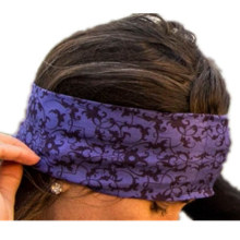 Custom Popular Sports Multifunction Sublimation Printing Tube Bandana with Purple Contrast Color